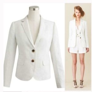 Like new J Crew white schoolboy blazer